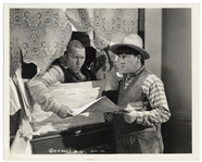 Moe Howard Personally Owned 10 x 8 Glossy Photo From the 1937 Three Stooges Film Cash and Carry -- Very Good Condition